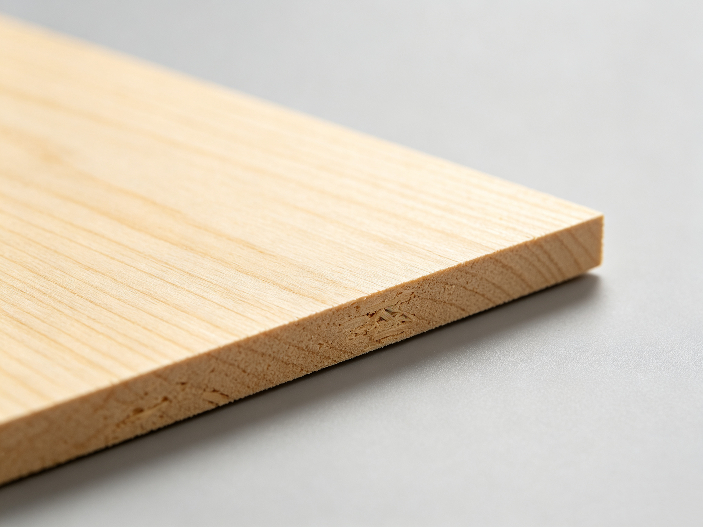 Fir core board with natural fir wood grain