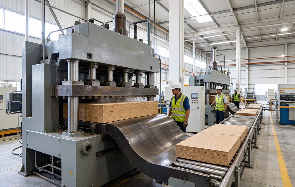 MDF production line
